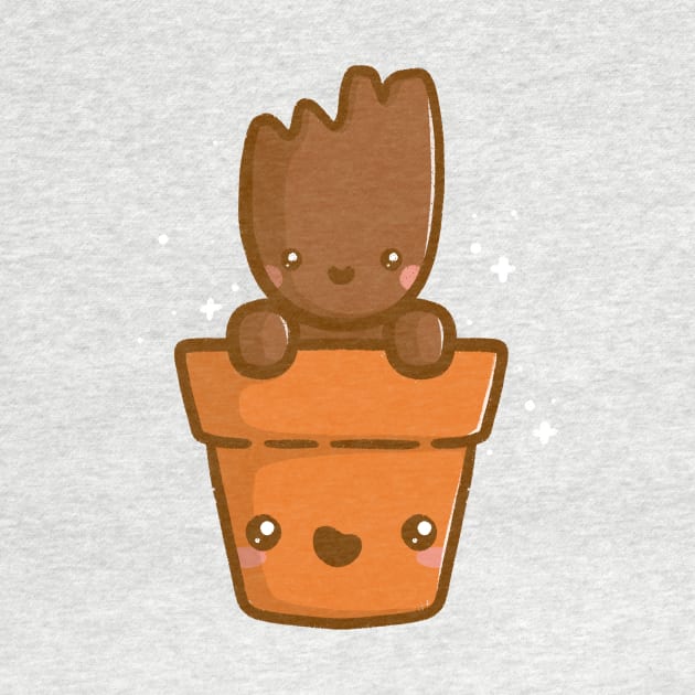 Potted Space Plant by perdita00